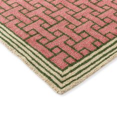 T Monogram Indoor Outdoor Rug 455802 by Ted Baker in Dusted Pink