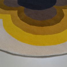 Sunflower Rugs 60006 in Yellow by Orla Kiely