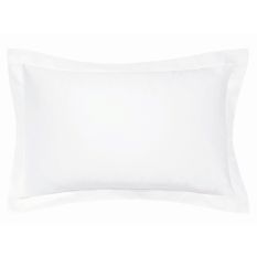 Plain Oxford Pillowcase By Bedeck of Belfast in White