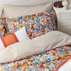 Bunbury Floral Cotton Bedding by Joules in Multi