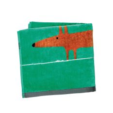 Mr Fox Cotton Towels By Scion in Gecko Green