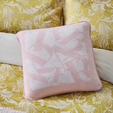 Logo Cotton Cushion by Ted Baker in Pink