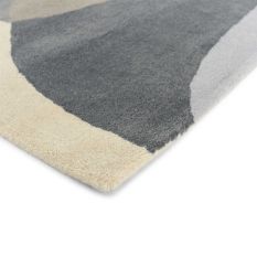 Elliptic Contemporary Wool Rugs 140304 Charcoal Grey by Harlequin