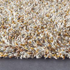 Young 061806 Wool Shaggy Rugs in Yellow by Brink and Campman