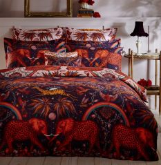 Zambezi Spotted Elephant And Hummingbird Bedding By Emma J Shipley