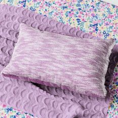 Budding Brights Minnie Cushion by Helena Springfield in Lavender Purple