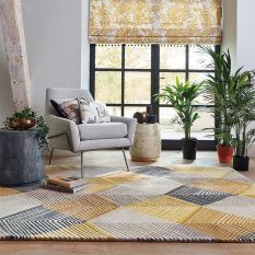 Rhythm Rugs in Saffron 40906 by Harlequin