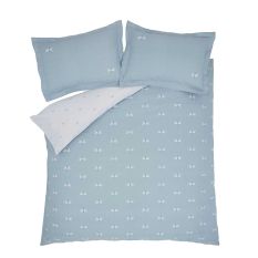 Dragonfly Bedding and Pillowcase By Sophie Allport in Duckegg Blue