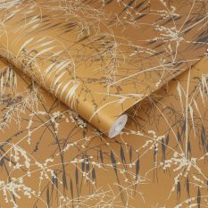 Meadow Grass Wallpaper 120405 by Clarissa Hulse in Yellow Ochre Soft Gold