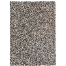 Rocks Shaggy Wool Rugs in Pastel