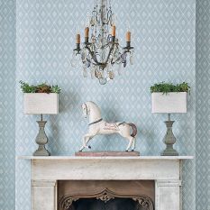 Alma Wallpaper 100 11055 by Cole & Son in Blue