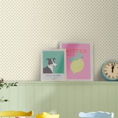 Beckett Star Wallpaper 118580 by Joules in Olive Green