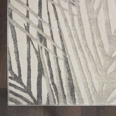 Rustic Textures RUS17 Abstract Rugs in Ivory Grey