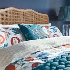 Jackfruit Designer Bedding and Pillowcase By Sanderson in Indigo