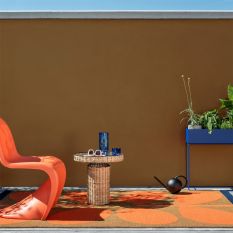 Giant Sixties Stem Indoor Outdoor Rug 463703 by Orla Kiely in Tomato Red