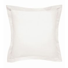 Plain Square Oxford Pillowcase By Bedeck of Belfast in Chalk Cream