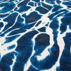 Louis De Poortere Designer Swim Round Rugs in 9351 Surf