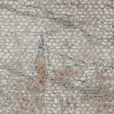 Runner Rustic Textures RUS15 Abstract Rugs in Grey Rust