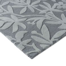 Cleavers 080904 Rug by Laura Ashley in Dark Steel Grey