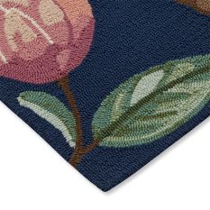 Midnight Garden Indoor Outdoor 438805 Rugs by Wedgwood in Navy