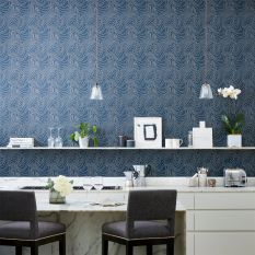 Formation Wallpaper 111591 by Harlequin in Moonlight Blue