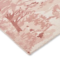 Landscape Toile 162602 Rugs by Ted Baker in Light Pink