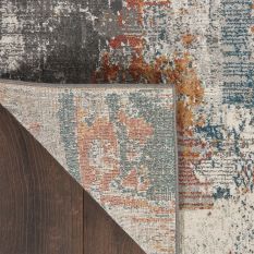 Tangra TNR06 Runner Rug by Nourison in Grey Multicolour