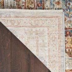 Sahar SHR01 Traditional Persian Runner Rugs by Nourison in Blue