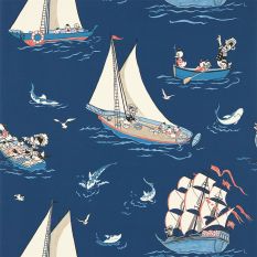 Donald Nautical Wallpaper 217283 by Disney Home x Sanderson in Night Fishing