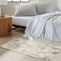 CK005 Enchanting ECH07 Rug by Calvin Klein in Ivory Grey