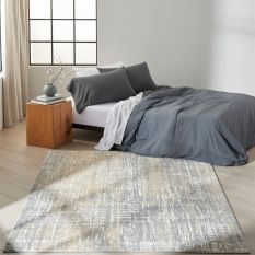 CK005 Enchanting ECH04 Rug by Calvin Klein in Grey Beige