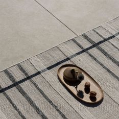 Zona Line Indoor Outdoor Rug 497605 by Brink & Campman in Charcoal