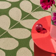 Solid Stem Indoor Outdoor Rug 463607 by Orla Kiely in Basil Green