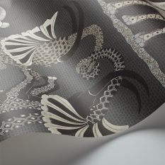 Safari Dance Wallpaper 8039 by Cole & Son in Charcoal Grey