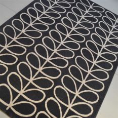 Linear Stem Rugs 60505 in Slate by Orla Kiely