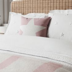 Long Island Star Cushion by Helena Springfield in Pink