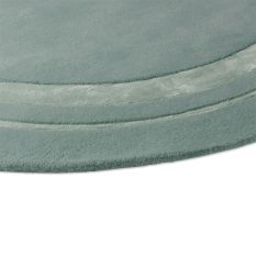 Redbrook 081807 Circle Rug by Laura Ashley in Duck Egg Green