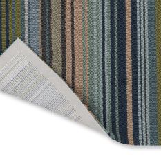 Spectro Stripes Indoor Outdoor Rugs 442108 in Marine Rust