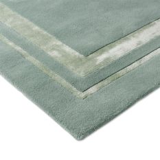 Redbrook Wool 081807 Rug by Laura Ashley in Duck Egg Green