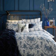 Tuileries Bedding Set by Laura Ashley in Midnight Blue