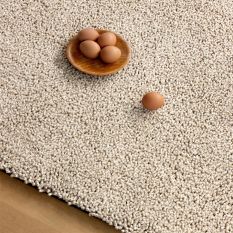 Origin Low Shaggy Rugs 066001 by Brink and Campman in Montagne Brun