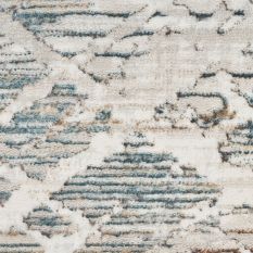 Glitz GLZ11 Abstract Runner Rugs by Nourison in Grey Multi