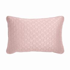 T Quilted Geometric Cushion by Ted Baker in Soft Pink