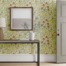 Fruit Wallpaper 217087 by Morris & Co in Bayleaf Russet