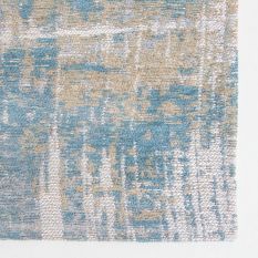 Louis De Poortere Atlantic Streaks Rugs 8718 in Long Island Blue