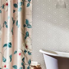 Milcombe Wallpaper 216881 by Sanderson in Powder Pink