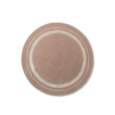 Redbrook 081801 Circle Rug by Laura Ashley in Hazelnut Brown