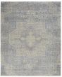 Lustrous Weave LUW04 Traditional Rugs by Nourison in Blue Grey