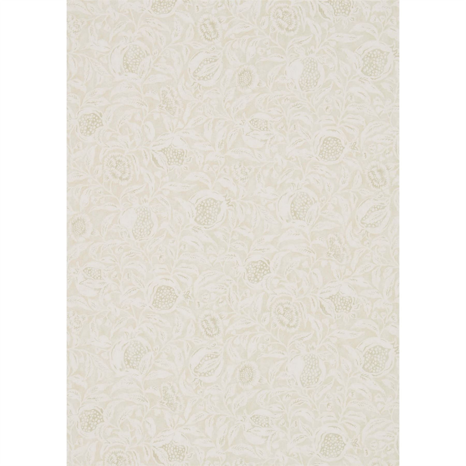 Handcrafted Silhouetted Flower Foliage Ivory Stone Wallpaper | Sanderson  Annandale