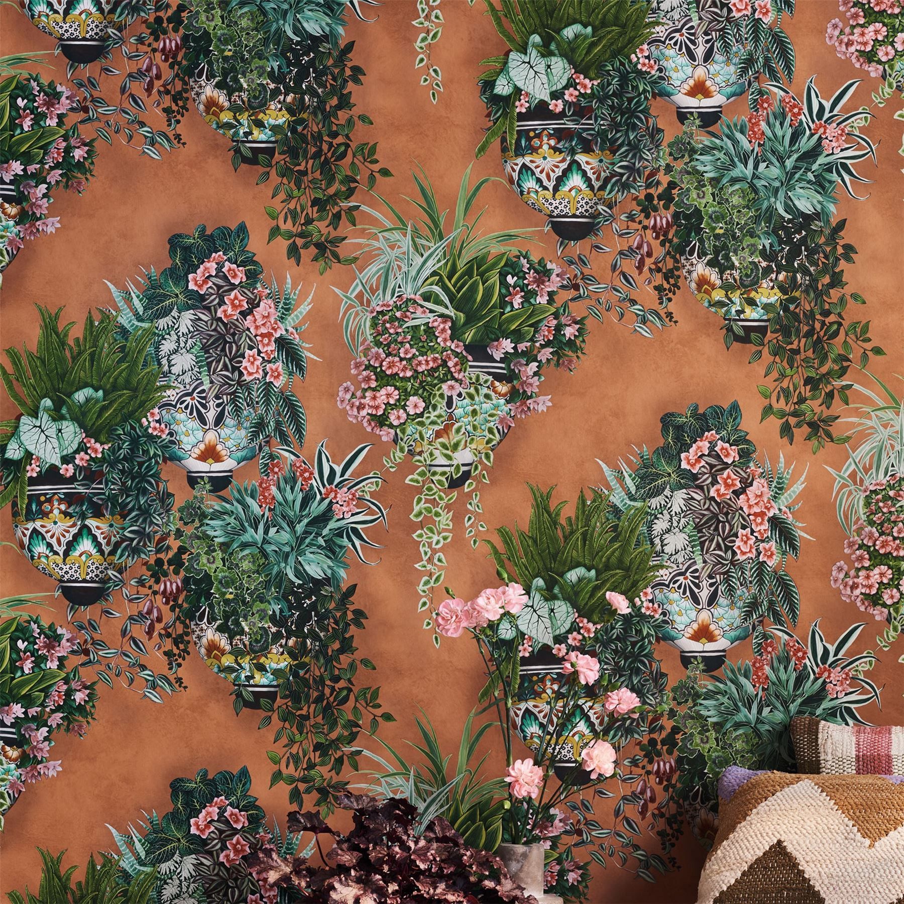 Talavera Wallpaper by Matthew Williamson in 02  Jane Clayton